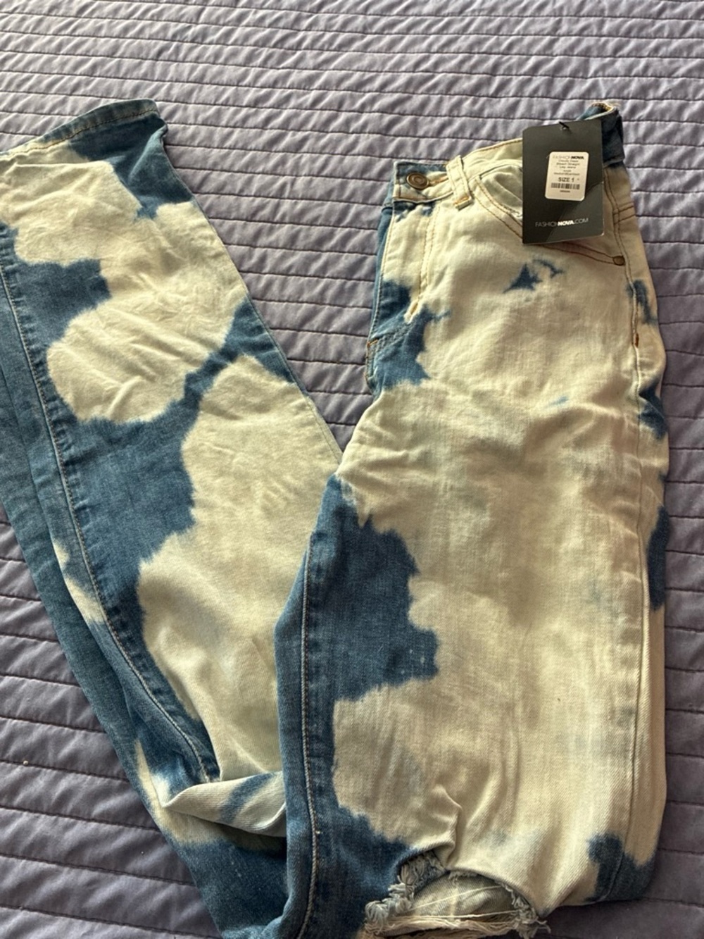 New Fashion Nova jeans straight leg size 1
